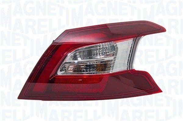 Achterlicht Links (extern, P21W/W16W, achteruitrijlicht) past: PEUGEOT 308 II Hatchback 5D 09.13-06.21