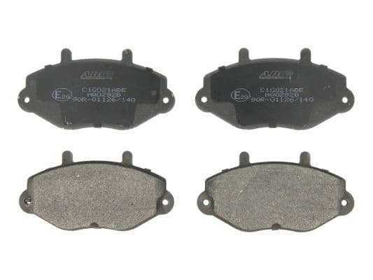 Remblokken set Voor , past: FORD TRANSIT, TRANSIT TOURNEO  MAZDA 3 1.6-2.9 09.88-09.14