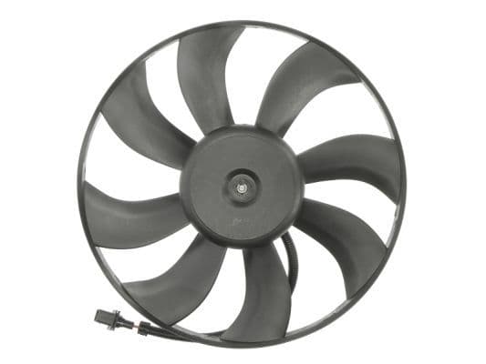 Radiatorventilator past: SEAT CORDOBA, IBIZA III  SKODA FABIA I, FABIA I PRAKTIK, FABIA II, ROOMSTER, ROOMSTER PRAKTIK  VW FOX, POLO IV, POLO V 1.4-1.9D 10.01-