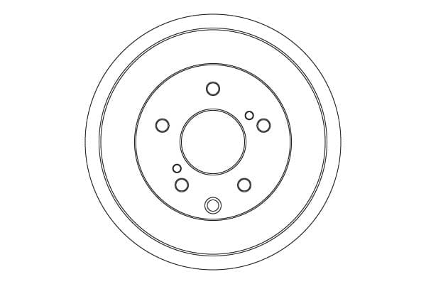 Brake drum Achter past: NISSAN JUKE 1.2/1.5D/1.6 06.10-12.19