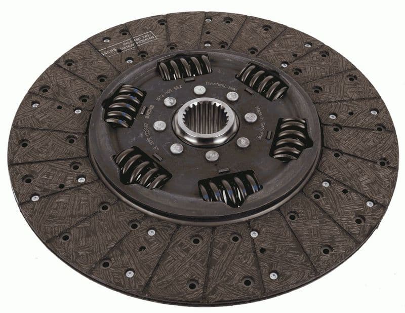 Koppelingsplaat/plaat (430mm) past: SCANIA G I, G II, L, P I, P II, R I, R II, S, T 01.03-