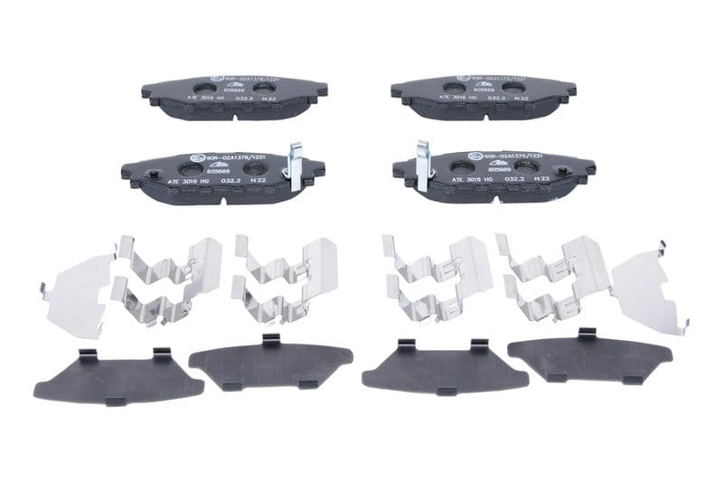 Remblokken set Achter , past: SUBARU BRZ, FORESTER, IMPREZA, LEGACY IV, LEGACY V, OUTBACK, WRX, XV  TOYOTA GT 86 1.5-3.6 09.03-