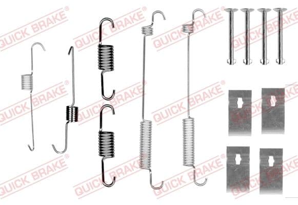 Accessory Kit, brake shoes