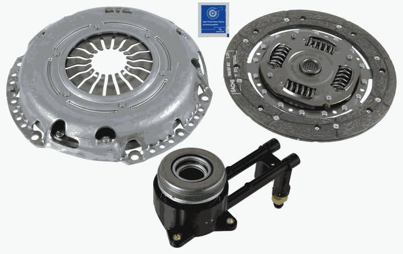 Koppelingskit met hydraulisch lager (220mm) past: FORD ECOSPORT, FOCUS I 1.4-1.8LPG 10.98-