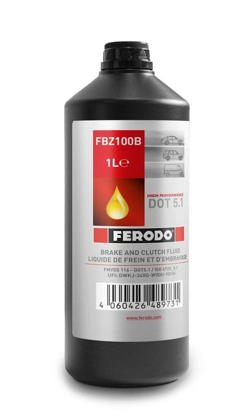 Brake fluid DOT5.1 (1L) [droog: 270°C, nat: 170°C SAE J1703, ISO/DIN 4925 klasa 5.1