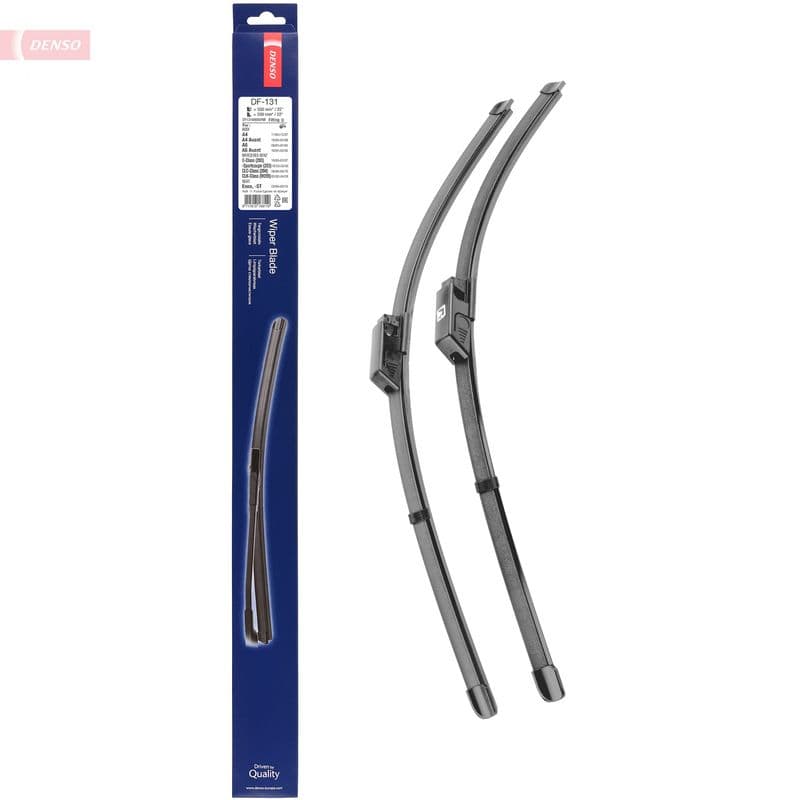 Wisserblad voegloos Voor (2pcs) Flat Blades 550mm past: AUDI A4 B6, A4 B7, A6 C5, ALLROAD C5  SEAT EXEO, EXEO ST 01.97-05.13