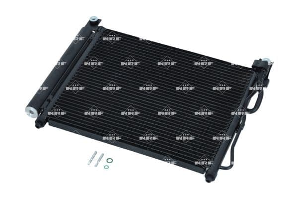 A/C condensator (met droger) past: KIA PICANTO I 1.0/1.1/1.1D 04.04-09.11