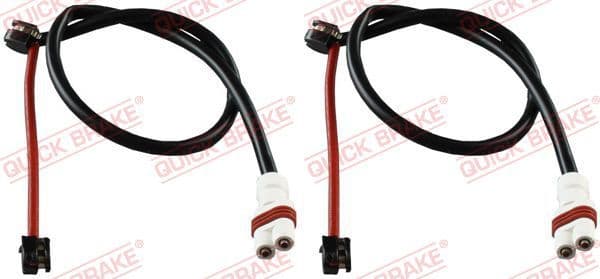 Warning Contact, brake pad wear