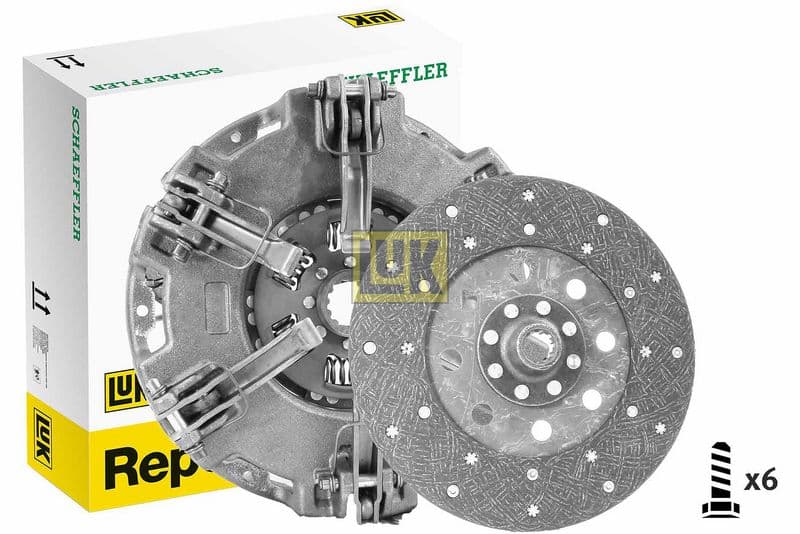 Koppelingskit 280mm past: LANDINI 50 V, 55 V, 5860, 5860 DT, 5860 R, 60 V, 6060, 6560 DT, 6560 V, 50, 60, 65, 75, 90 HC, 60 F REX, 60 REX, 65 F REX, 65 GE REX, 75 F REX, 75 GE REX, C 55 F