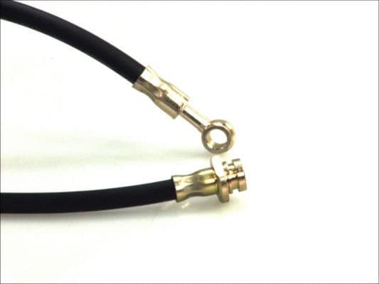 Remleiding/slang flexibel Achter Links/Rechts (lengte 557mm,diameter 10mm, M10x1/Banjo) past: NISSAN ALMERA I 1.4-2.0D 07.95-07.00