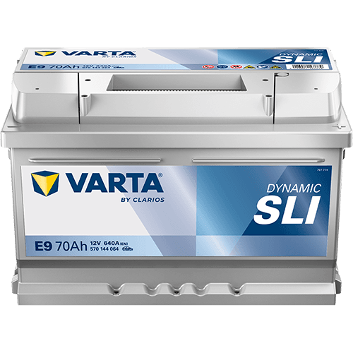Batterij VARTA 12V 70Ah/640A (EN) Dynamic SLI (R+) 278x175x175 B13 - montageflens 10,5 mm (beginnen)