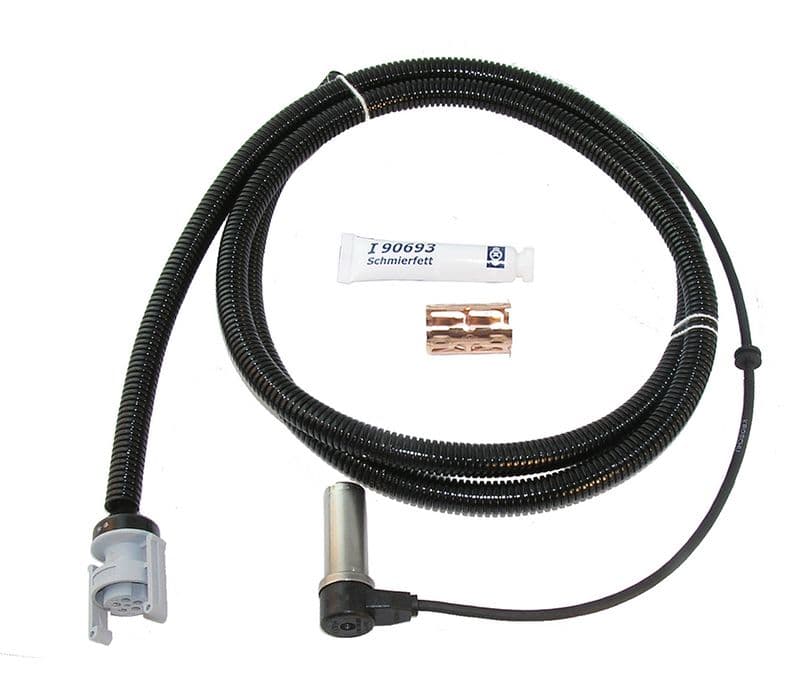 ABS-sensor Achter/Voor Links/Rechts (hoekig, 1960mm, 2pin) past: MAN E2000, F2000, L2000, M 2000 L, M 2000 M, M90, TGA, TGL I, TGM I, TGS I, TGX I