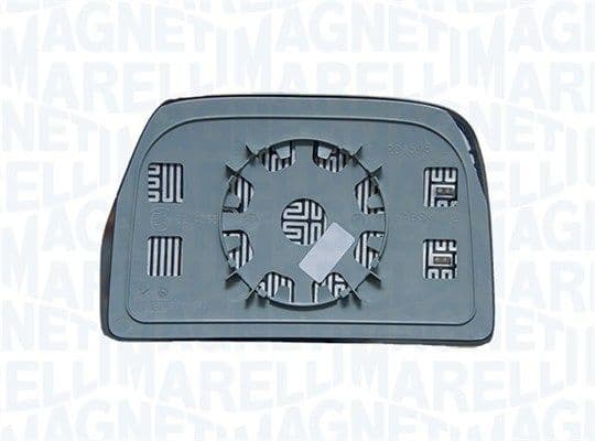 Zijspiegel glas Rechts (in reliëf, met verwarming, chroom, lager) past: IVECO DAILY IV 05.06-08.11