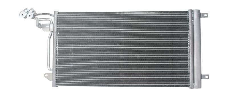 A/C condensator (met droger) past: AUDI A1  SEAT IBIZA IV, IBIZA IV SC, IBIZA IV ST, TOLEDO IV  SKODA FABIA II, FABIA II PRAKTIK, FABIA III, FABIA III PRAKTIK, RAPID, ROOMSTER 1.0-2.0D 09.06-12.22