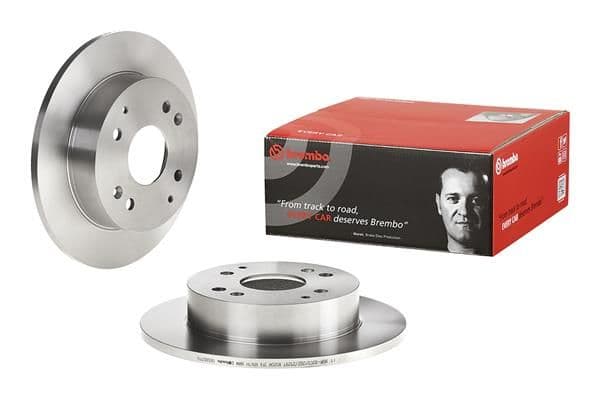 Brake disc Achter Links/Rechts past: HONDA ACCORD IV, ACCORD V, ACCORD VI, CIVIC VI 1.6-2.3 01.90-03.01