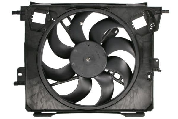 Radiatorventilator (met huisvesting) past: RENAULT TWINGO III  SMART FORFOUR, FORTWO 0.9/0.9LPG/1.0 07.14-