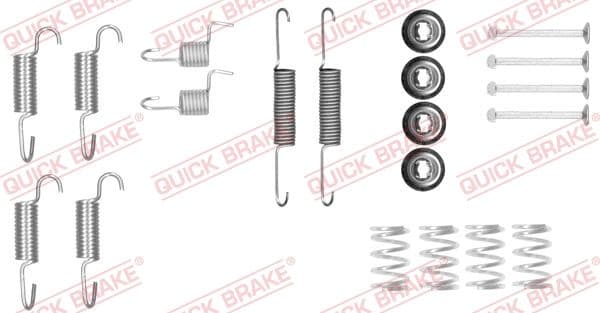 Accessory Kit, parking brake shoes