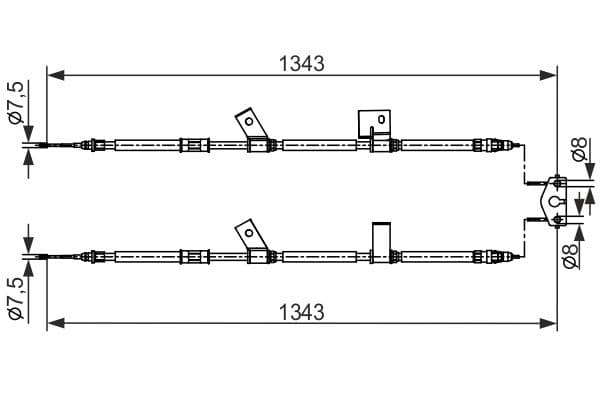 Cable Pull, parking brake