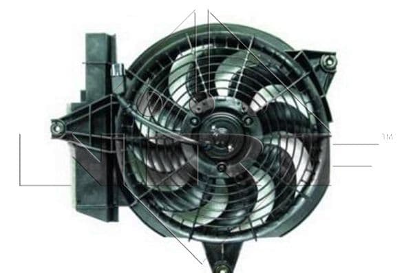 Radiatorventilator (met huisvesting) past: HYUNDAI SANTA FÉ I 2.0-2.7 08.00-03.06