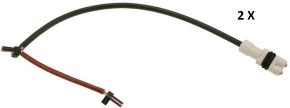 Sensor remblokslijtage Voor (hoeveelheid per verpakking: 2pcs) past: PORSCHE BOXSTER 2.7/2.9 11.04-03.12