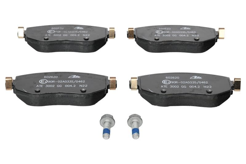 Remblokken set Voor (met remklauw geleidingsbouten), past: RENAULT MEGANE IV 1.0-1.6 11.15-