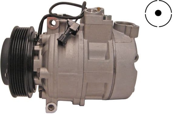 Airconditioning compressor past: SAAB 9-5 2.0-3.0D 09.97-12.09