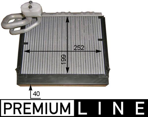Airconditioning verdamper past: MERCEDES SPRINTER 3,5-T (B906), SPRINTER 3-T (B906), SPRINTER 4,6-T (B906), SPRINTER 5-T (B906)  AUDI A3  VW CRAFTER 30-35, CRAFTER 30-50 1.8-3.5 03.06-12.19