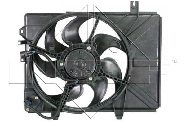 Radiatorventilator (met huisvesting) past: HYUNDAI GETZ 1.1-1.6 09.02-06.09