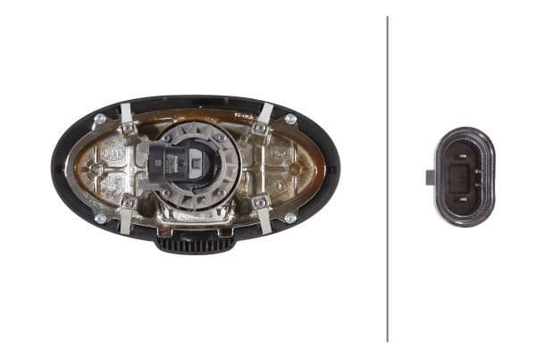 Werklamp (HB3, 12V, 13W, lengte: 190mm, hoogte: 107mm, breedte: 190mm, diepte: 116mm, zonder gloeilampen) past: JOHN DEERE 5000, 6000, 7000, 8000, 9000 10.06-