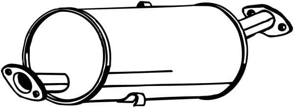 Middendemper uitlaatsysteem past: MAZDA E 2.0/2.2D 01.84-12.03