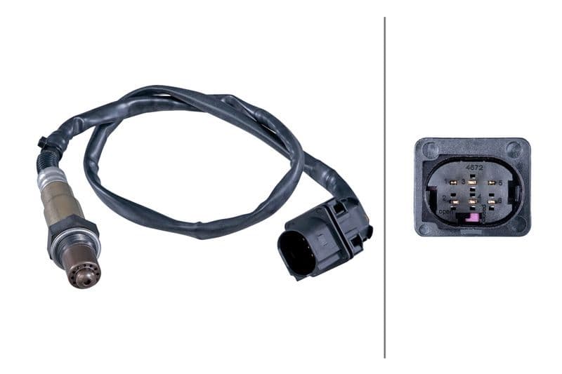 Lambda sonde (aantal draden 6, 545mm) past: OPEL AGILA B  SUZUKI SPLASH, SWIFT IV 1.2/1.2LPG 01.08-