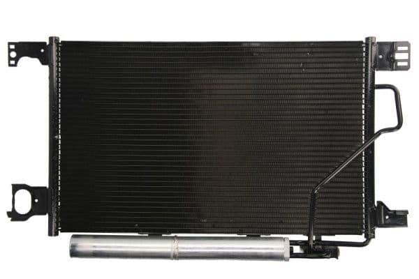 A/C condensator (met droger) past: MERCEDES C (CL203), C T-MODEL (S203), C (W203), CLC (CL203), CLK (A209), CLK (C209) 1.6-6.2 03.01-06.11