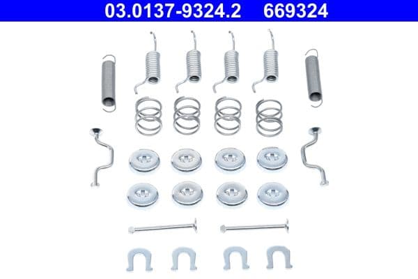 Accessory Kit, parking brake shoes