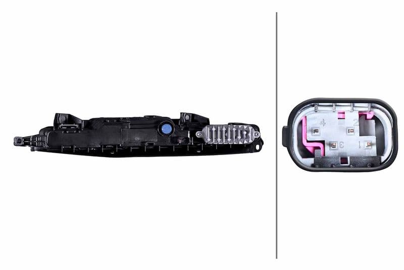 Dagrijlichten Rechts (LED, lichtfuncties: dagrijlichten, indicator, positielichten) past: PORSCHE MACAN 95B 02.14-