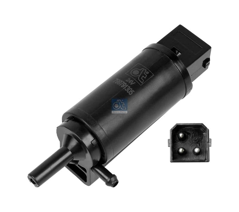 Ruitensproeierpomp Voor (24V) past: VOLVO FH12, FH16, FL, FL10, FL12, FL6, FL7, FLC, FM10, FM12, FM7 09.85-
