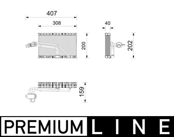 Airconditioning verdamper past: MERCEDES G (W463) 3.0D/5.5/6.0 09.06-04.18