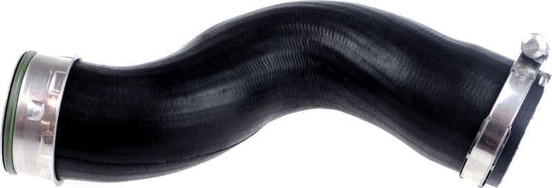 Intercooler slang Rechts (diameter 52,5/57mm, lengte 340mm, zwart) past: SEAT ALTEA XL, LEON  VW BEETLE, EOS, GOLF VI, JETTA IV, SCIROCCO, SCIROCCO III 1.8/2.0 02.09-07.19