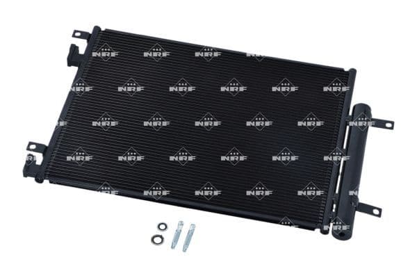 A/C condensator (met droger) past: OPEL KARL 1.0/1.0LPG 01.15-03.19