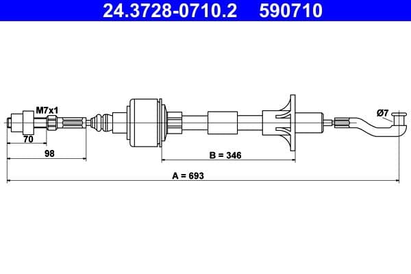 Clutch cable