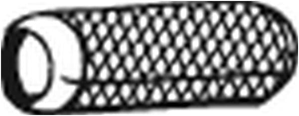 Uitlaatsysteem trillingsdemper (51x100) past: OPEL OMEGA B 2.0 03.94-09.99