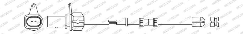 Sensor remblokslijtage (hoeveelheid per verpakking: 1pcs) past: AUDI Q5 2.0-3.0DH 06.16-