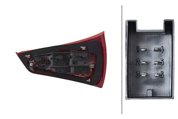 Achterlicht Links (P21W/W16W) past: AUDI A1 -11.14