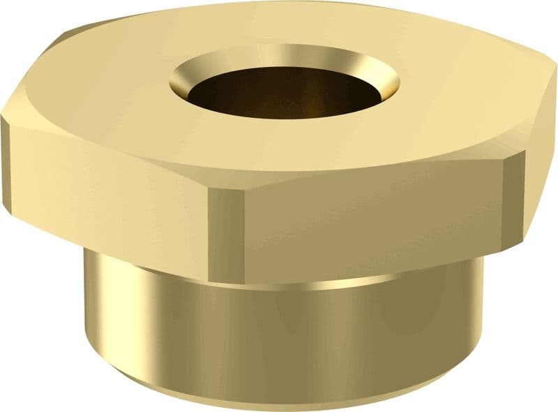 TEKALAN montage Adapter / verkleining, M12x1,5 binnen, M22x1,5 buitenste, Metaal, hoeveelheid per verpakking: 1pcs