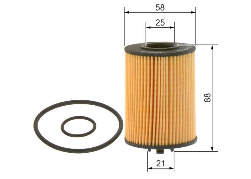 Oliefilter past: MERCEDES A (W169), B SPORTS TOURER (W245) 1.5-2.0CNG 09.04-06.12