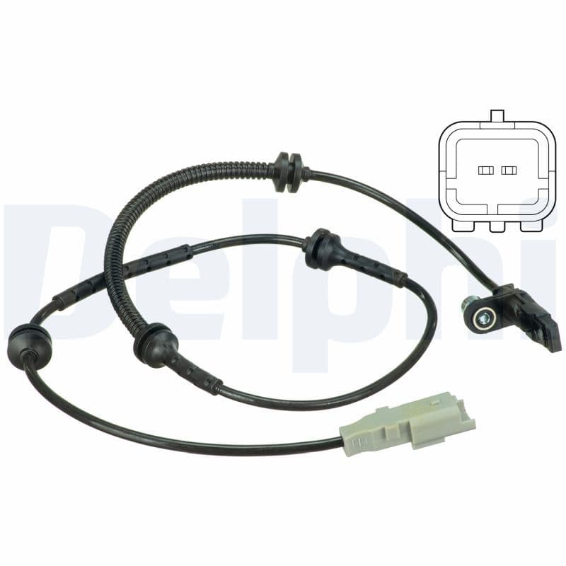 ABS-sensor Voor Links/Rechts past: PEUGEOT 607 2.0-3.0 02.00-07.11
