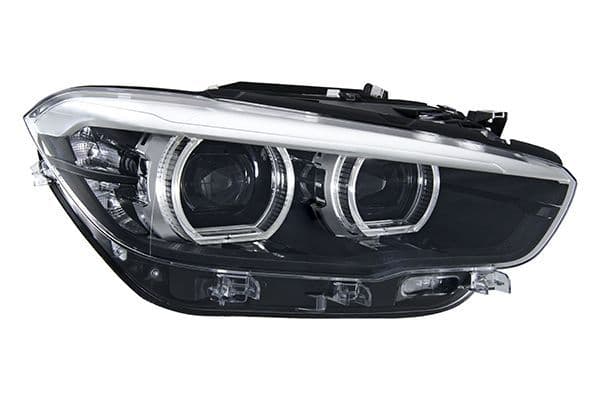 Koplamp Rechts (LED, kleur invoegen: zwart) past: BMW 1 F20, F21 03.15-06.19