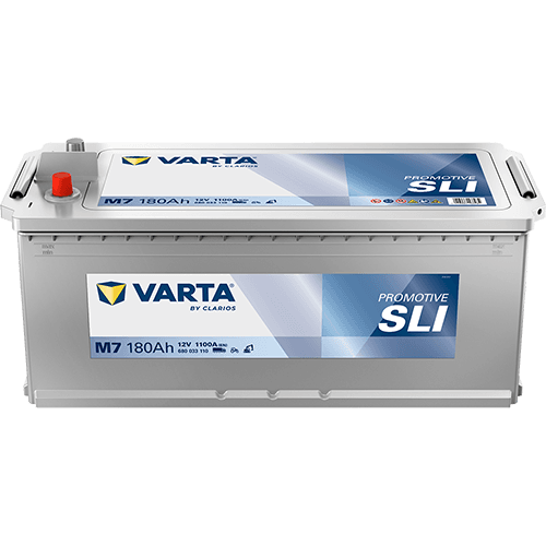 Batterij 12V 180Ah/1100A (EN) PROMOTIVE SLI (R+) 513x223x223 B03 - montageflens 10,5 mm (Beginnen)