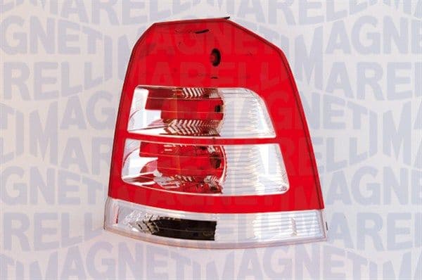 Achterlicht Links (P21W, kleur indicator wit, kleur van het glas red, anti-fog licht, achteruitrijlicht) past: OPEL ZAFIRA B 07.05-04.15