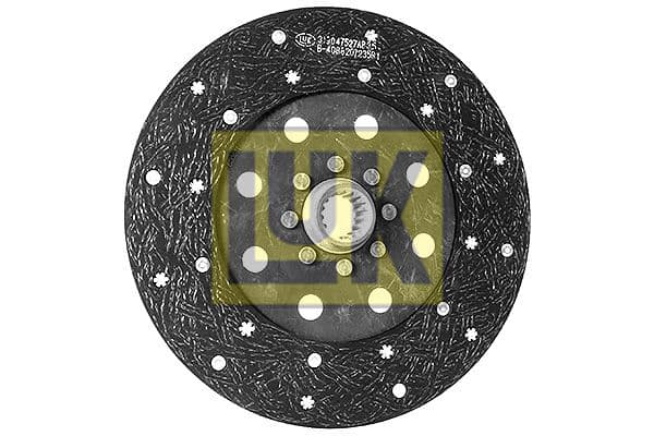 Koppelingsplaat/plaat biologisch (280mm volledig profiel) past: DEUTZ FAHR 3.30 F, 3.30 V, 3.50 F, 3.50 S, 3.50 V, 3.70 F, 3.70 V, 3.90 F, 3.90 S, DX 3.57, DX 4.07, DX 4.17, D 6007, D 6007 C