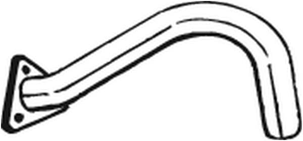 Uitlaatpijp Achter past: VW TRANSPORTER T3 1.6D/1.9/2.0 05.79-07.92